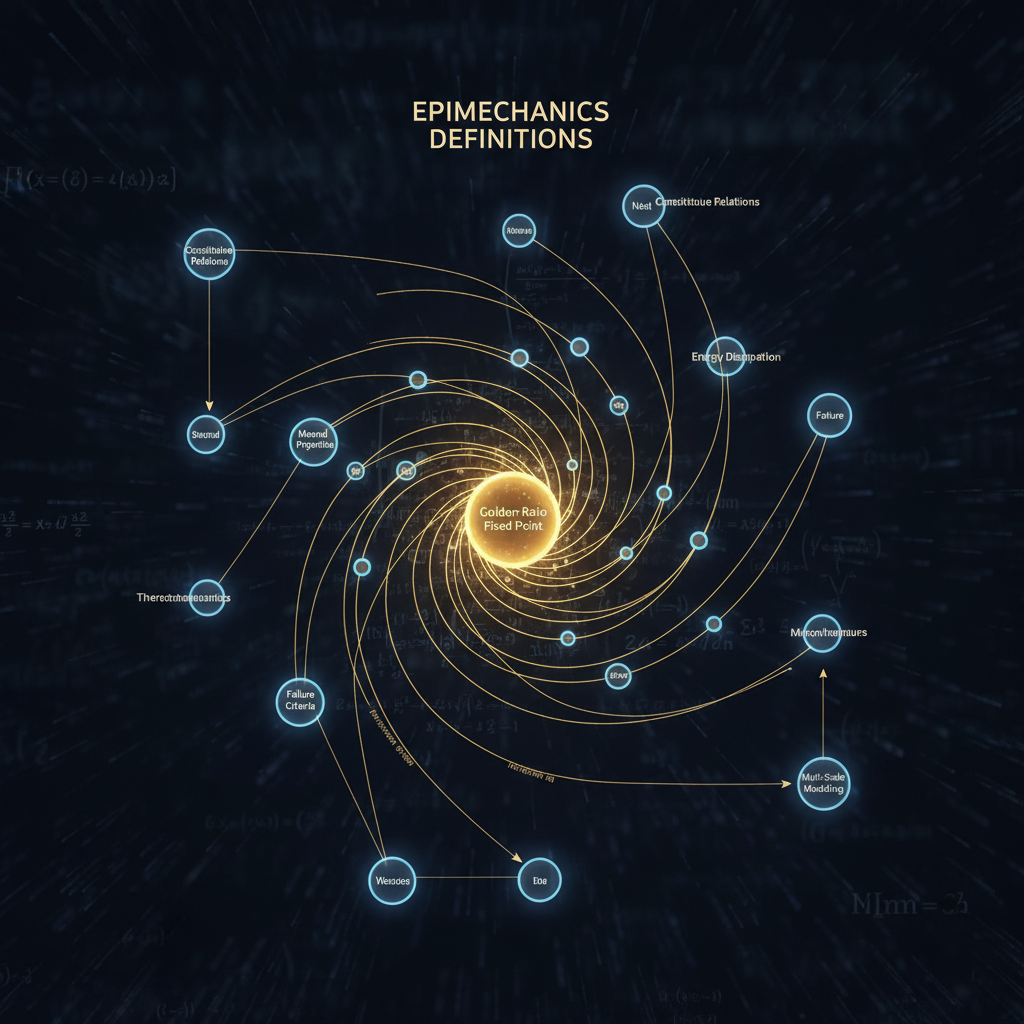 The Golden Ratio in Epimechanics' Definitional Structure